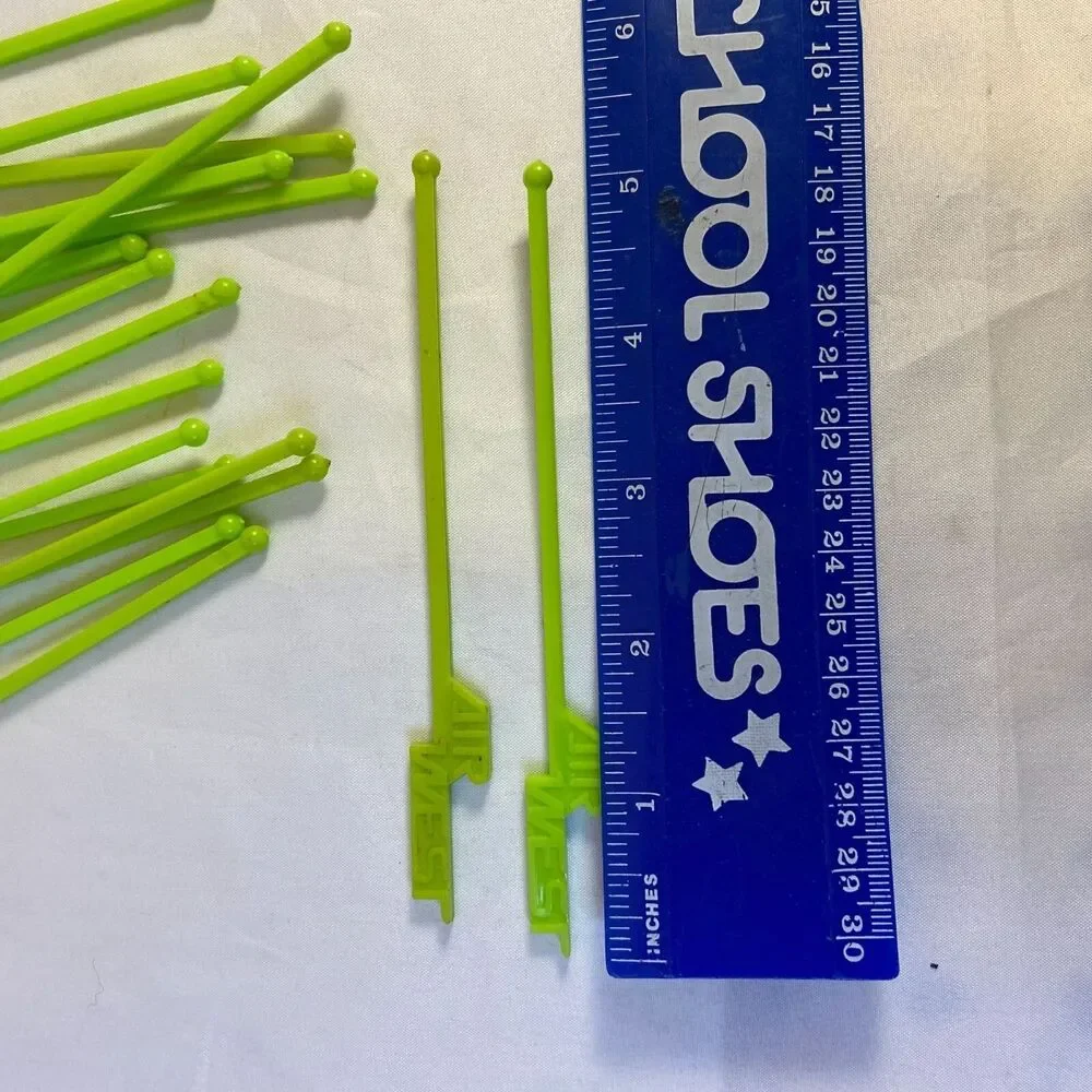 #6282 Air West Vintage light green drink swizzle sticks quantity 18